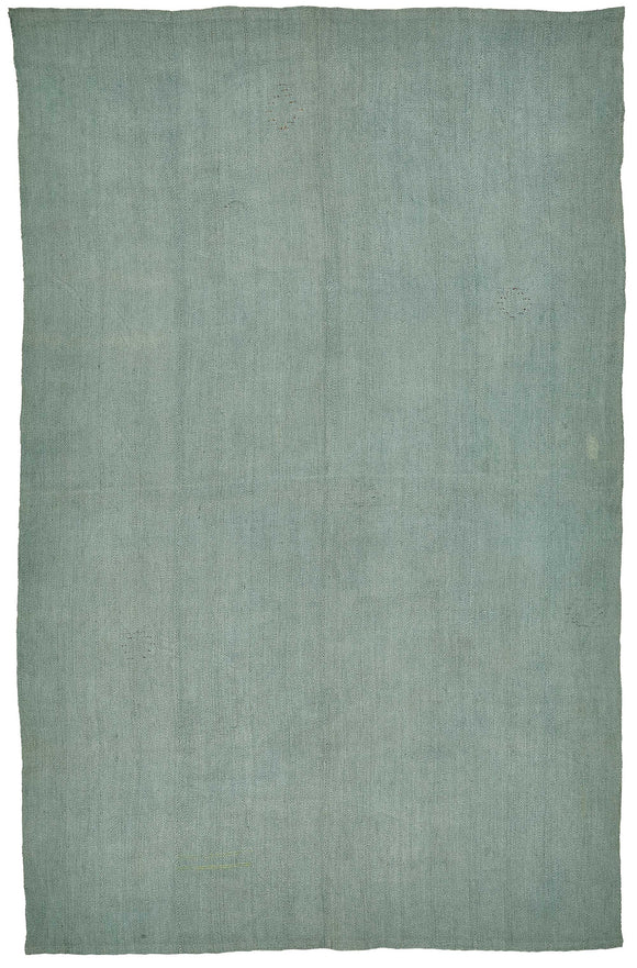 6x9 Blue Color Hemp Kilim Rug - 50401