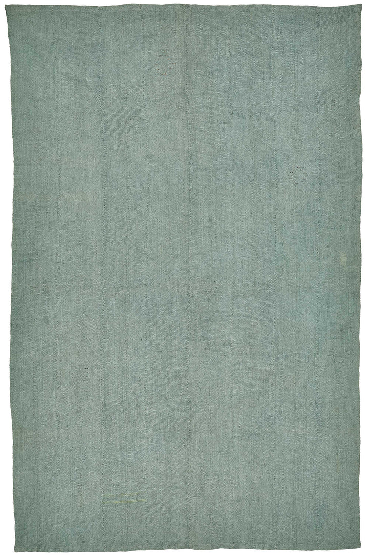 6x9 Blue Color Hemp Kilim Rug - 50401