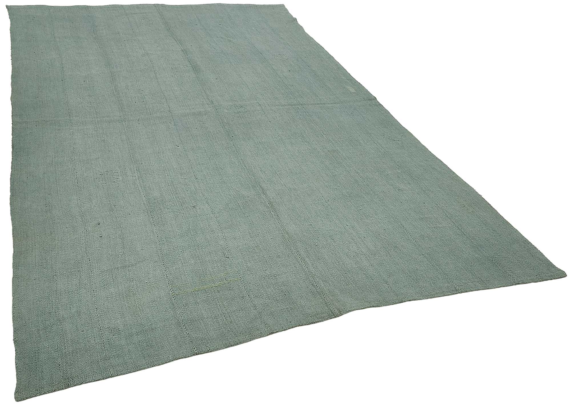 6x9 Blue Color Hemp Kilim Rug - 50401
