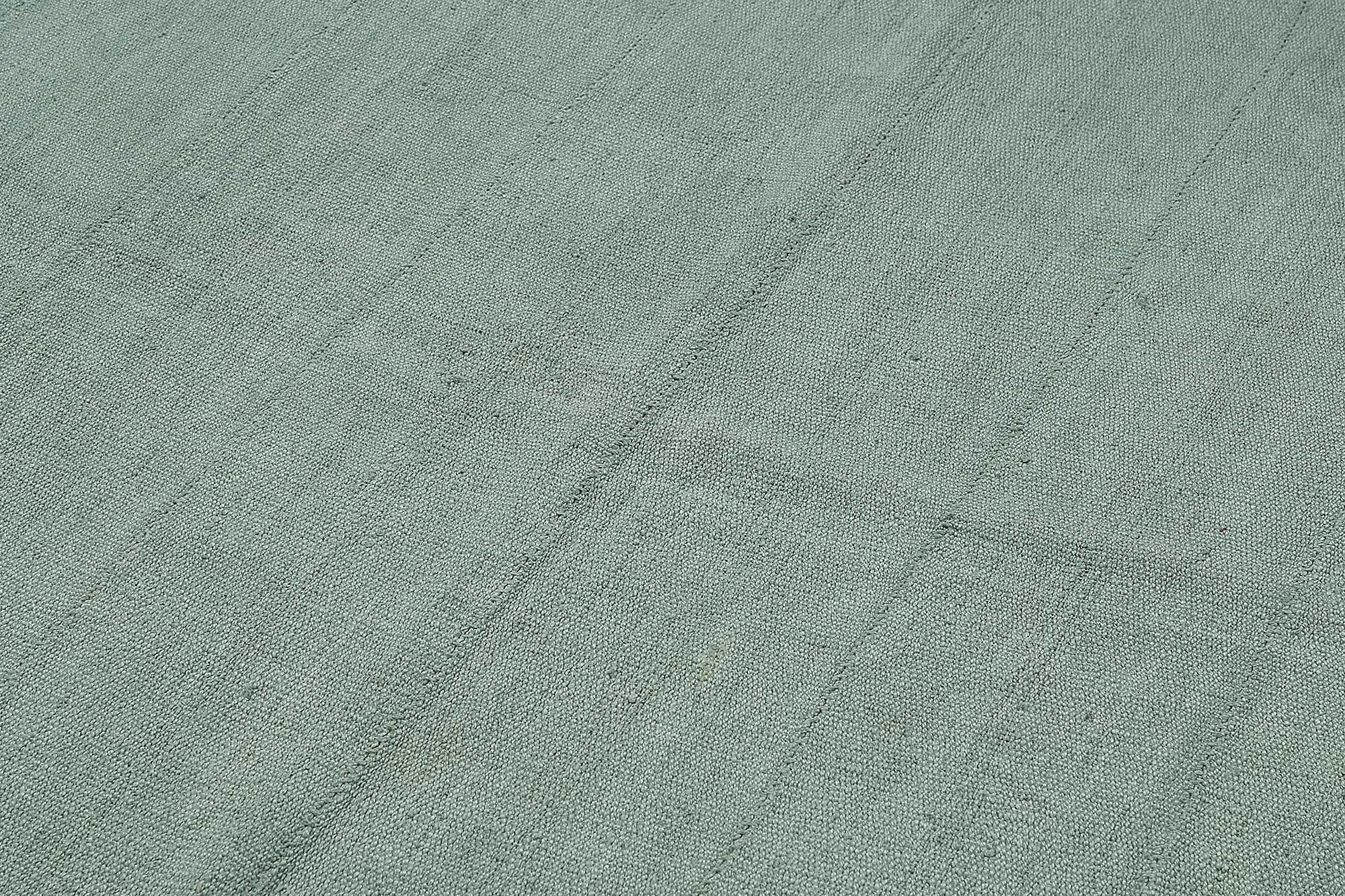 6x9 Blue Color Hemp Kilim Rug - 50401