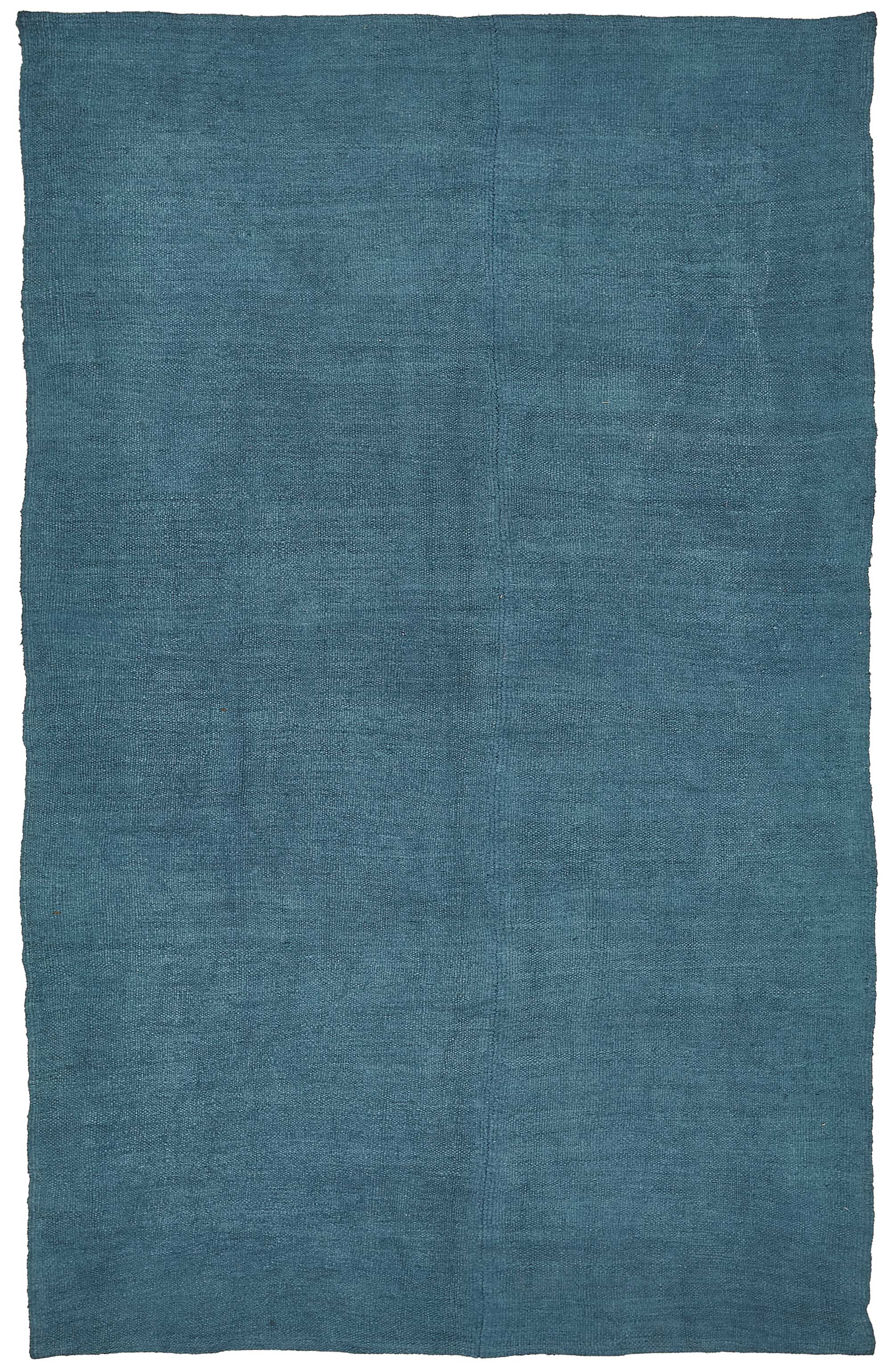 6x9 Blue Color Hemp Kilim Rug - 50403
