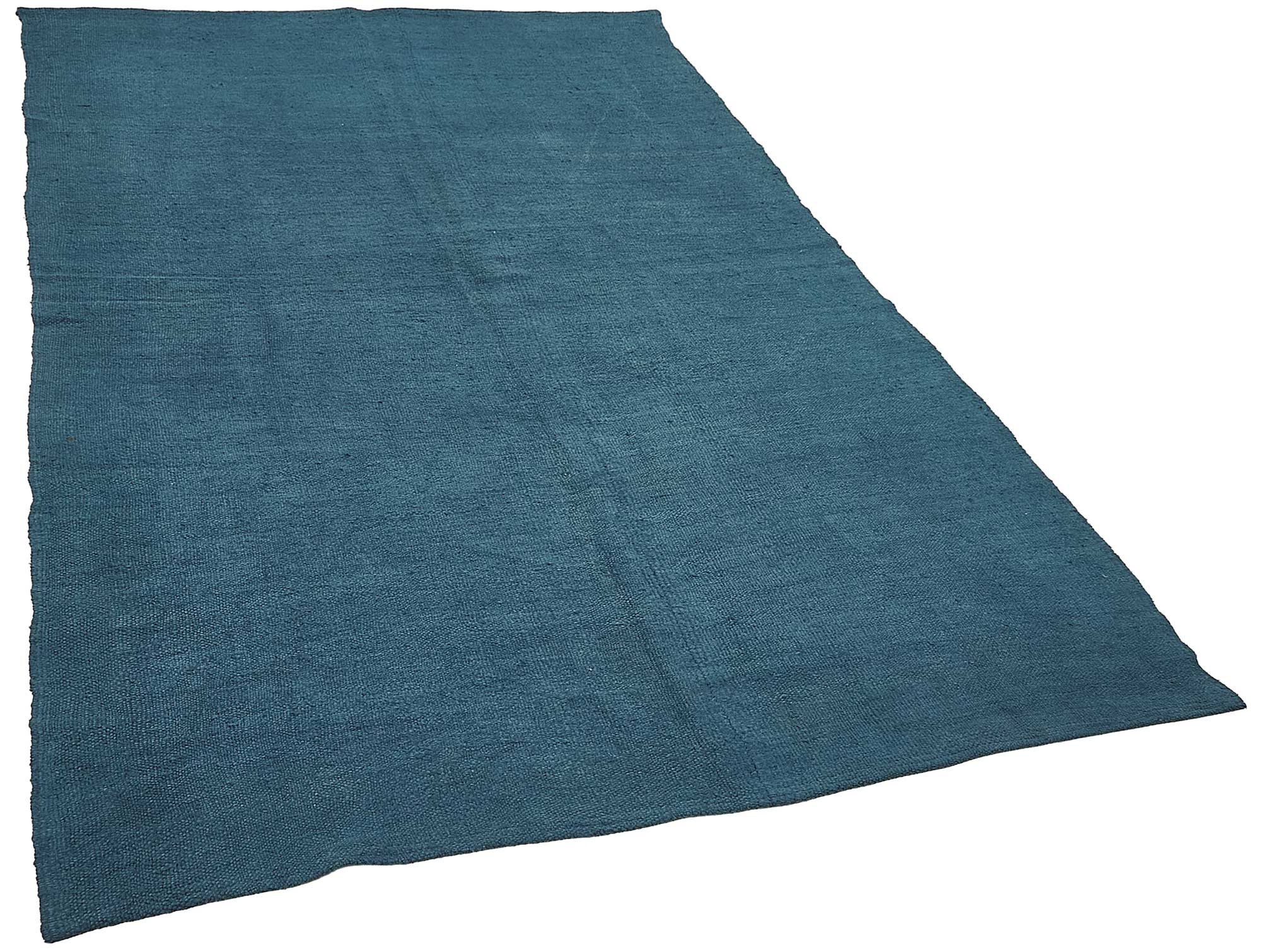 6x9 Blue Color Hemp Kilim Rug - 50403