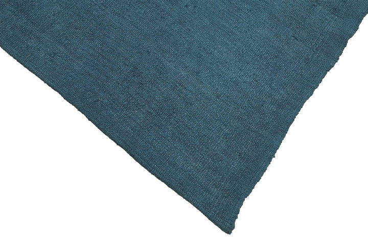 6x9 Blue Color Hemp Kilim Rug - 50403