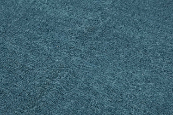 6x9 Blue Color Hemp Kilim Rug - 50403
