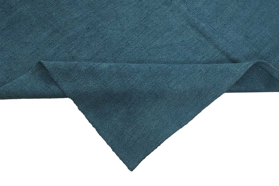 6x9 Blue Color Hemp Kilim Rug - 50403
