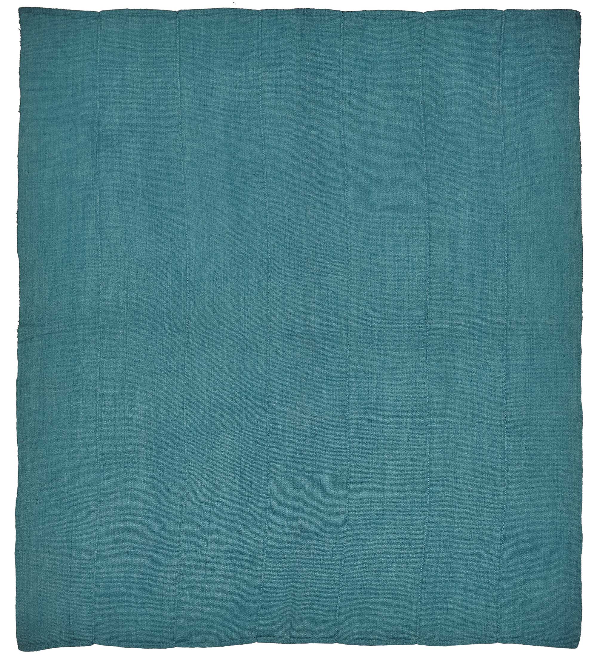 7x7 Blue Color Hemp Kilim Rug - 50404