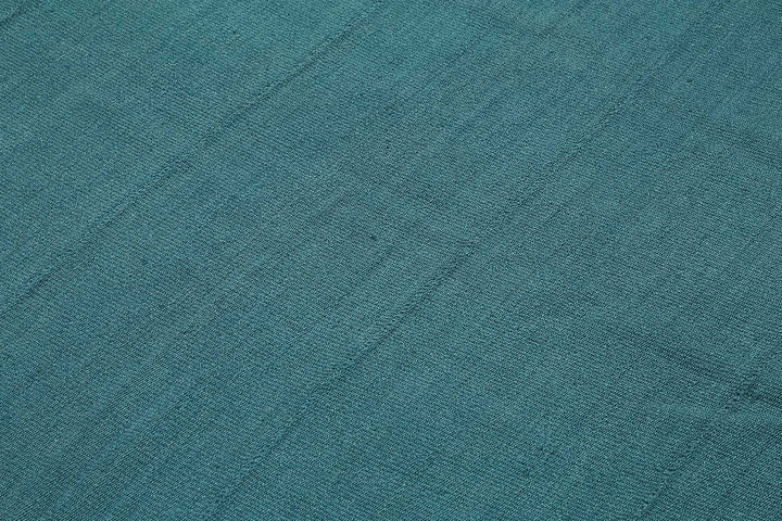 7x7 Blue Color Hemp Kilim Rug - 50404