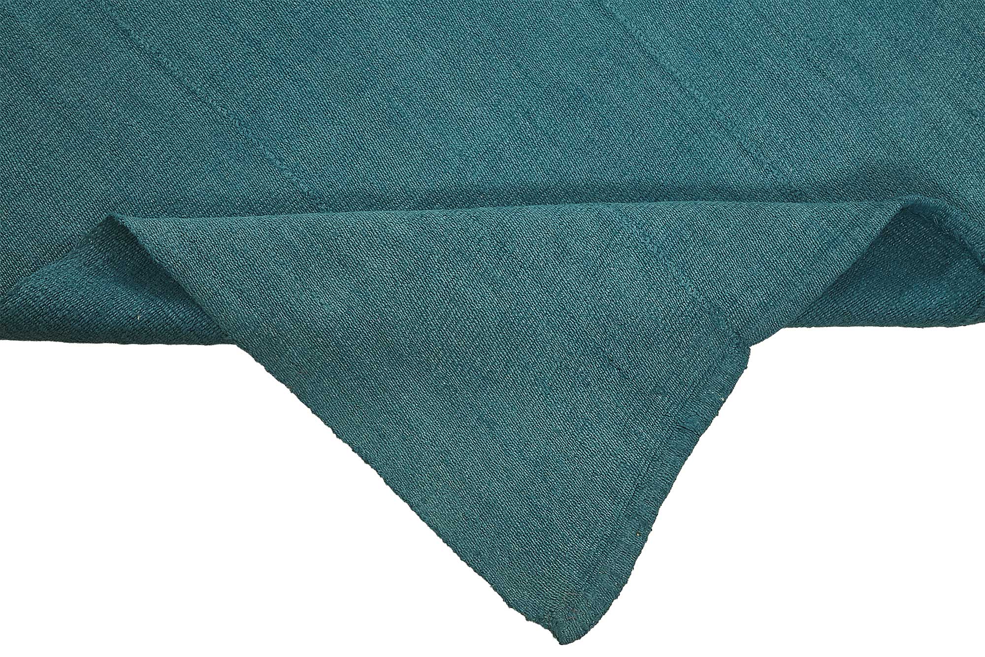 7x7 Blue Color Hemp Kilim Rug - 50404