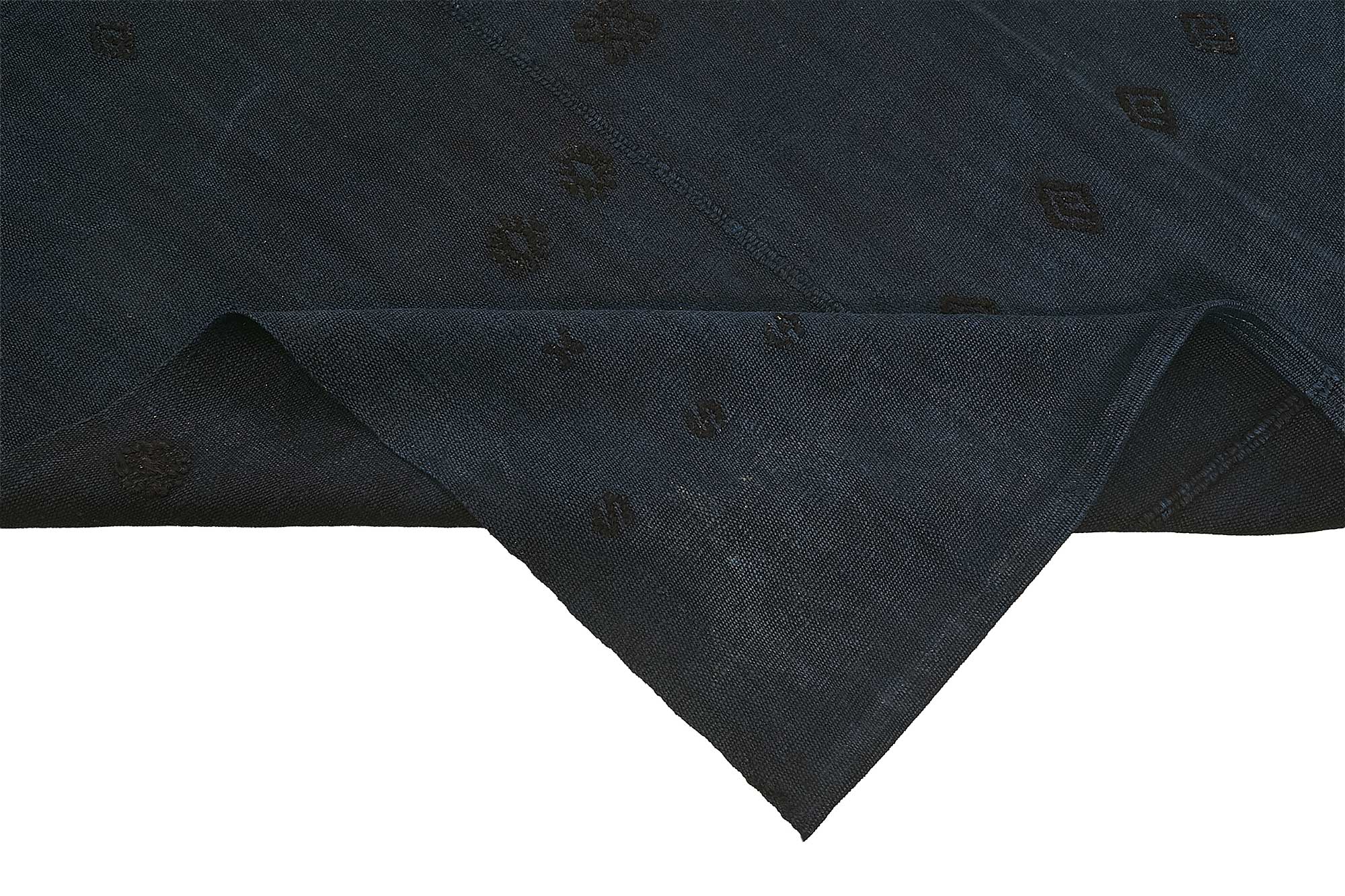 6x8 Blue Color Hemp Kilim Rug - 50405