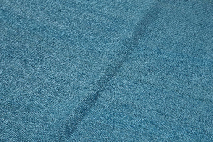 5x8 Blue Color Hemp Kilim Rug - 50409