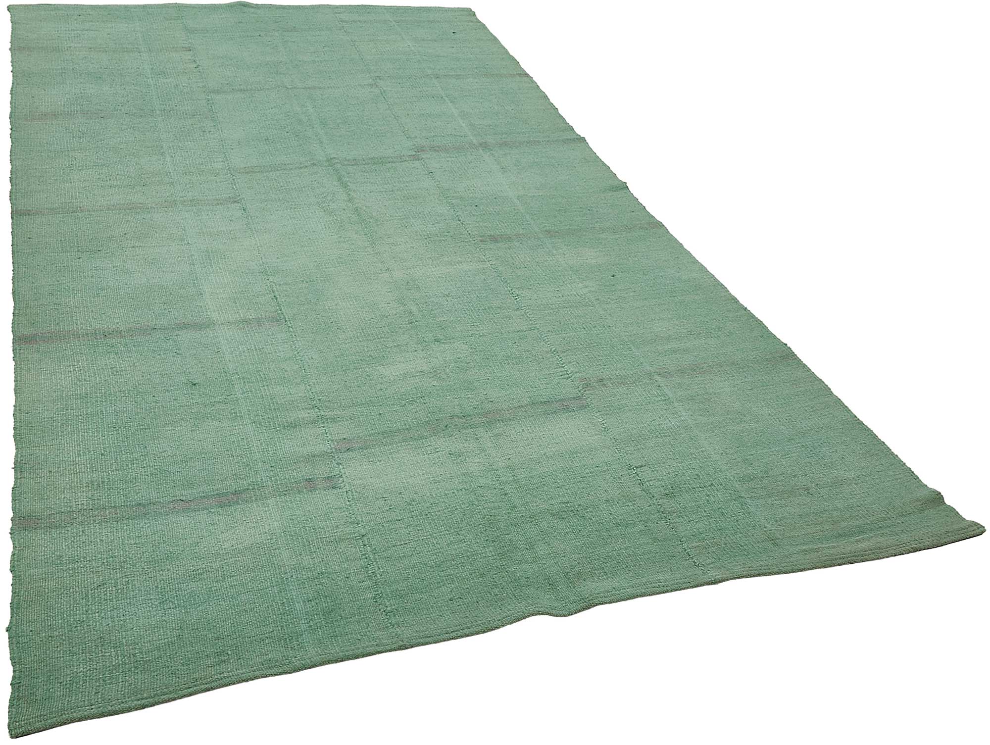 6x9 Turquoise Color Hemp Kilim Rug - 50410