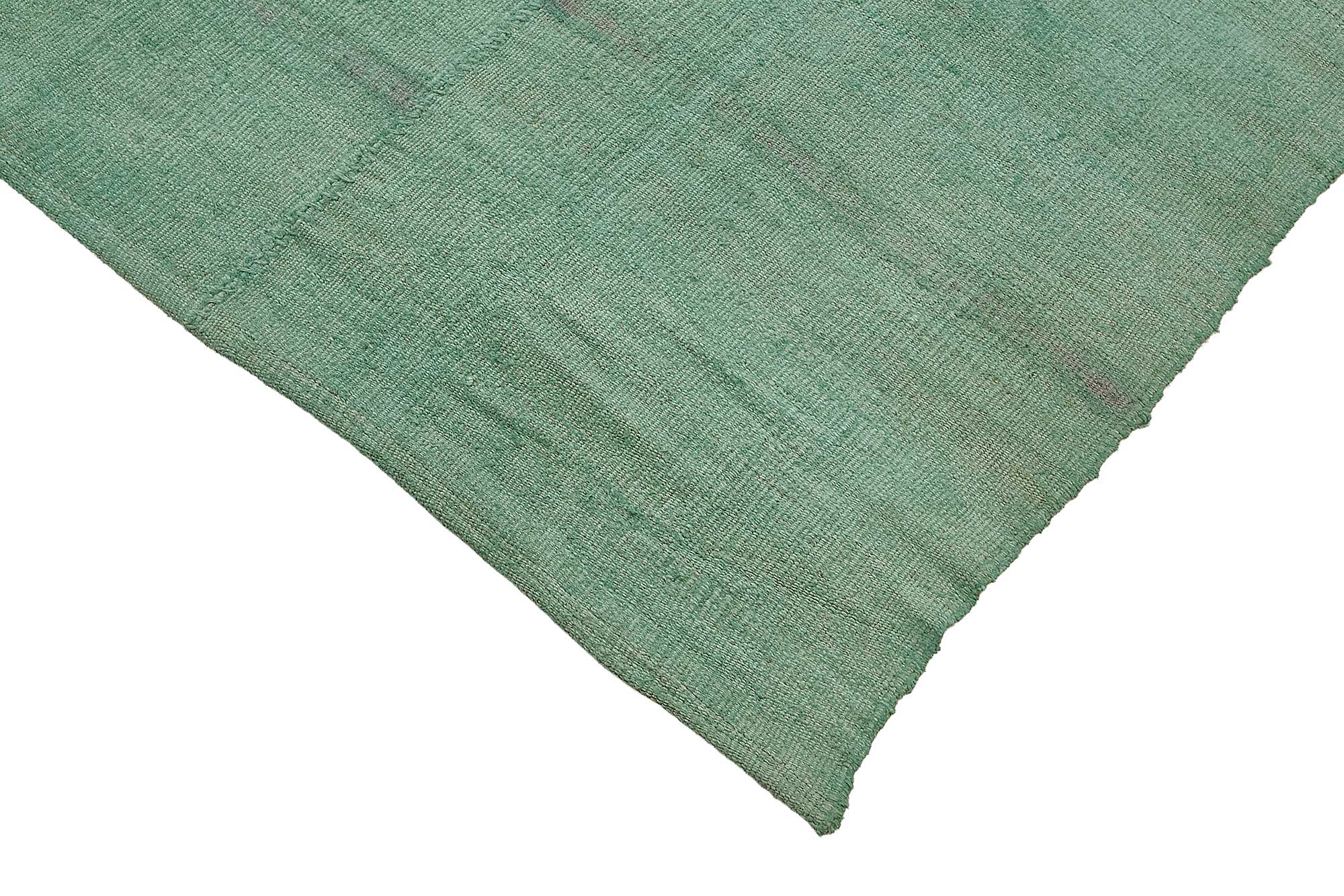 6x9 Turquoise Color Hemp Kilim Rug - 50410