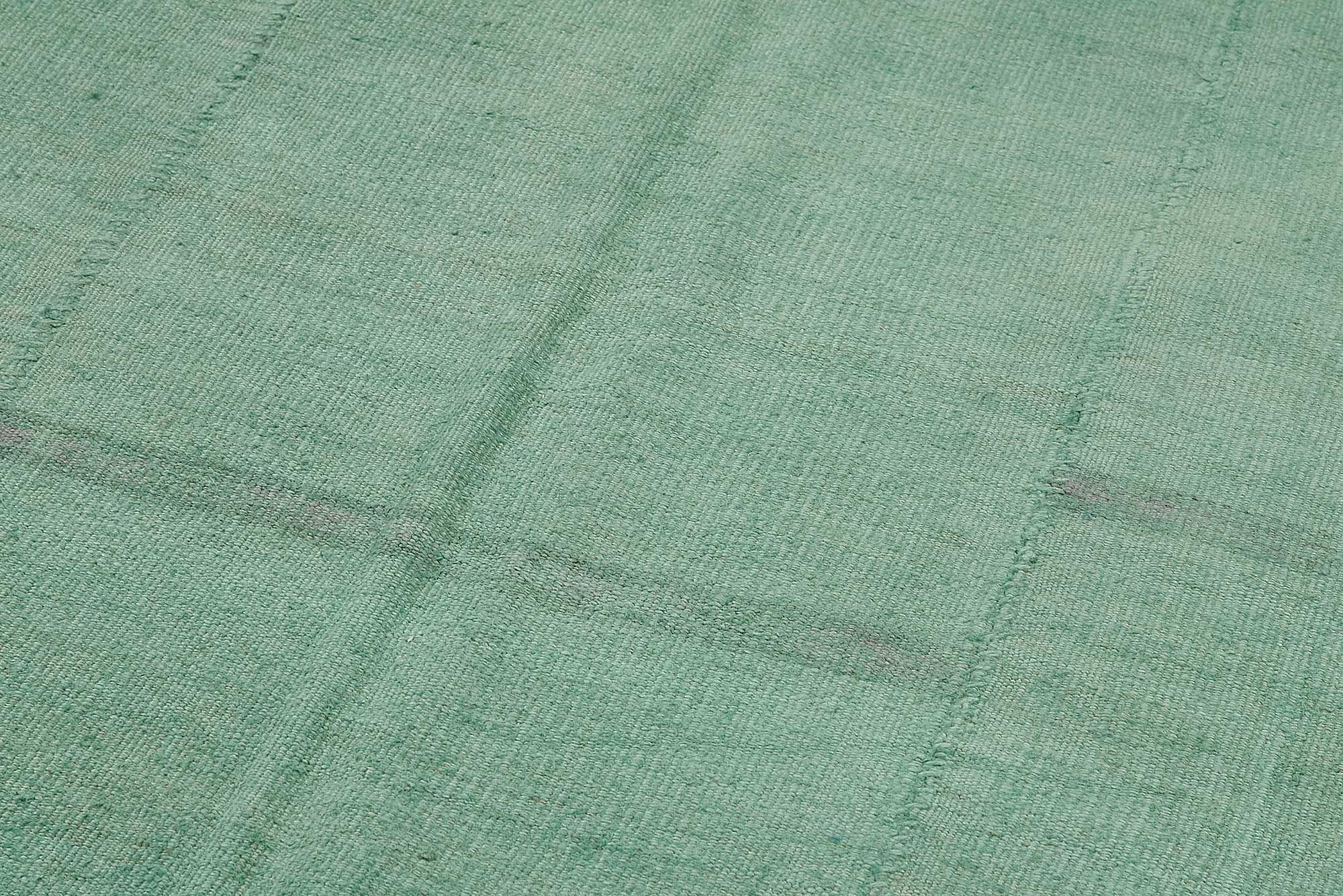 6x9 Turquoise Color Hemp Kilim Rug - 50410