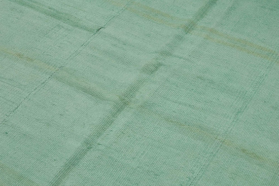 6x10 Turquoise Color Hemp Kilim Rug - 50412