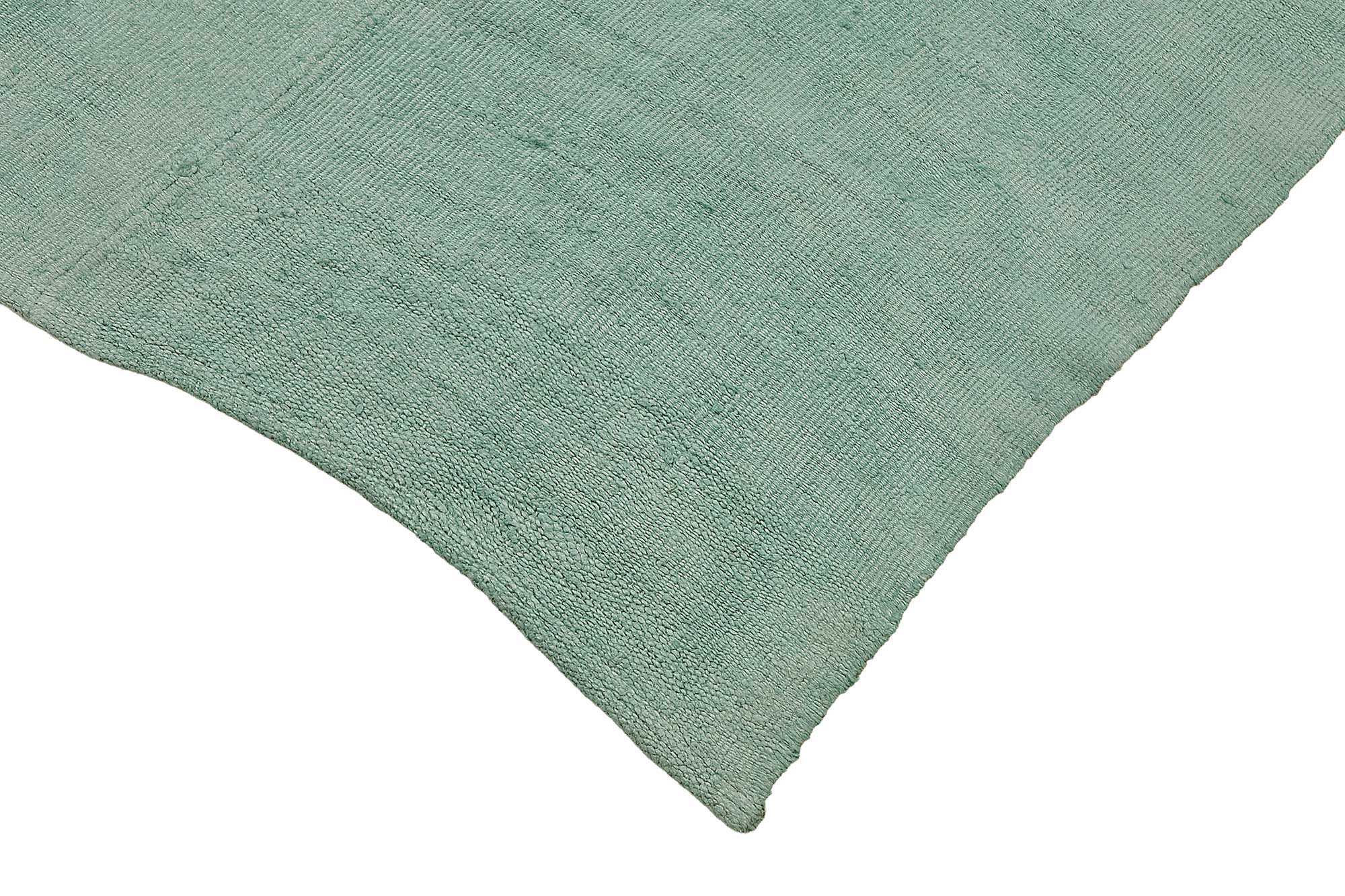 6x9 Turquoise Color Hemp Kilim Rug - 50416
