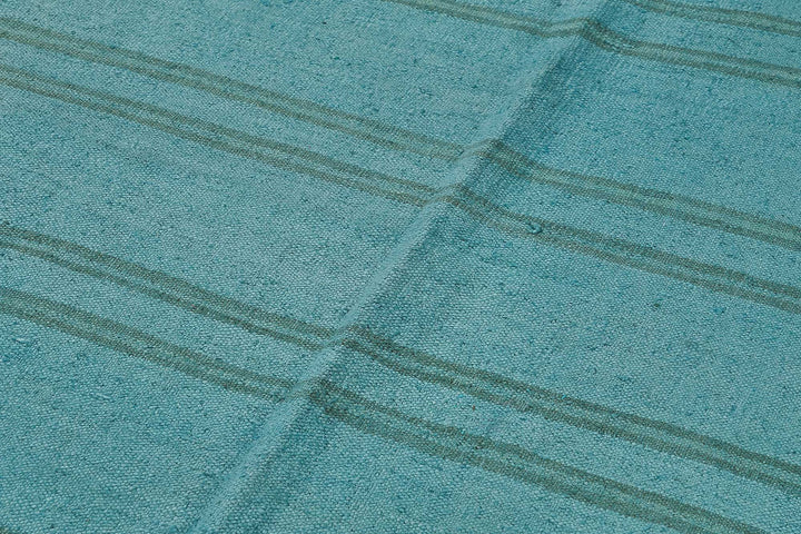 5x8 Blue Color Hemp Kilim Rug - 50417