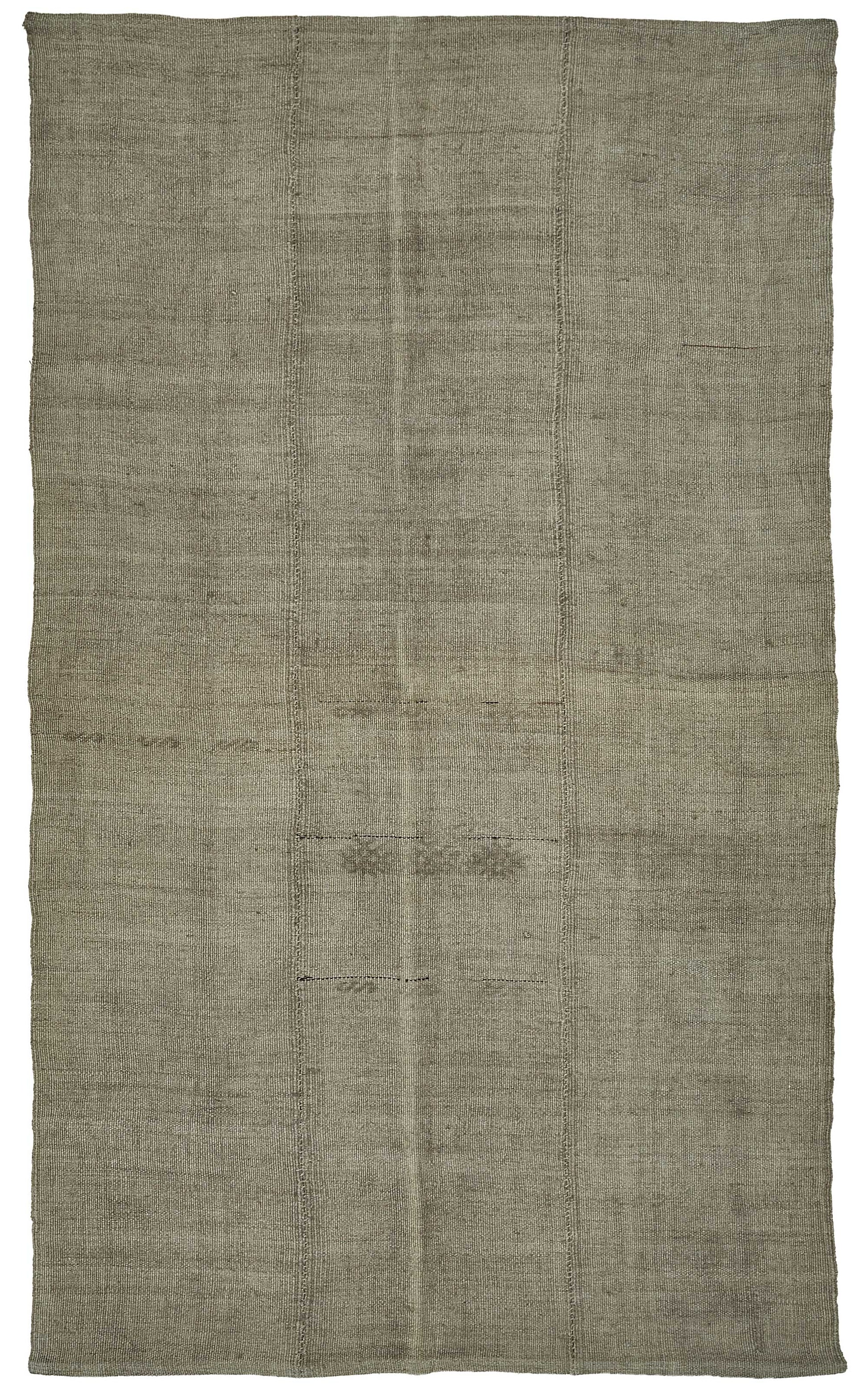 6x10 Brown Color Hemp Kilim Rug - 50421