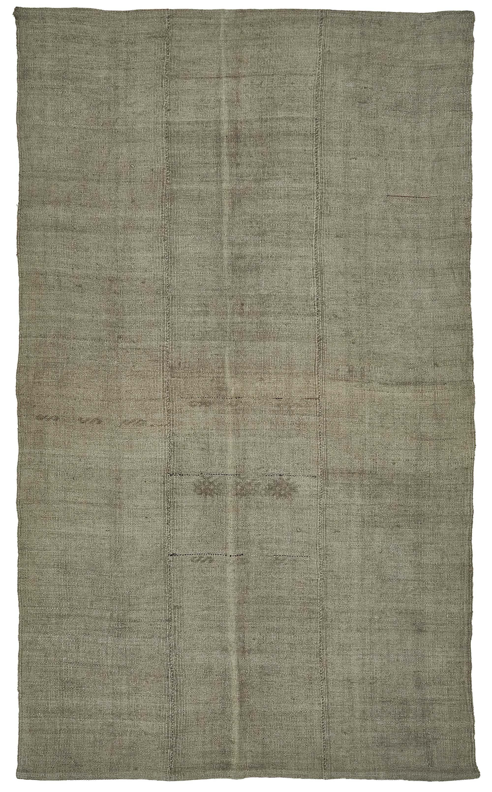 6x10 Brown Color Hemp Kilim Rug - 50421