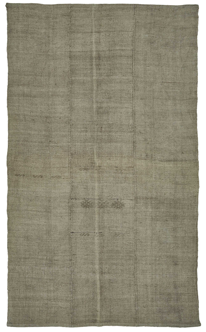 6x10 Brown Color Hemp Kilim Rug - 50421