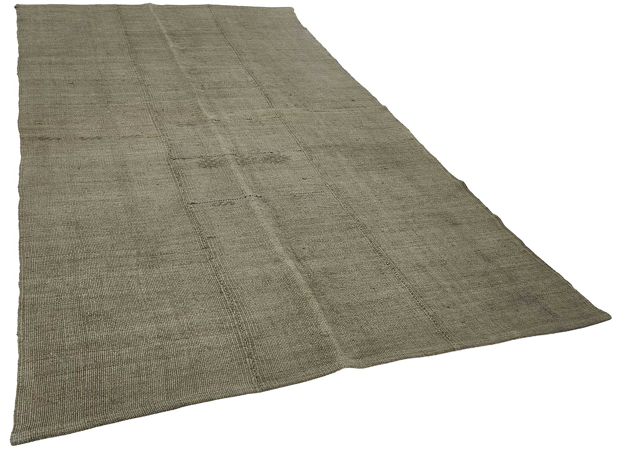 6x10 Brown Color Hemp Kilim Rug - 50421