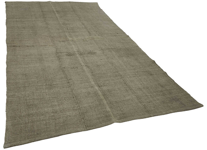 6x10 Brown Color Hemp Kilim Rug - 50421