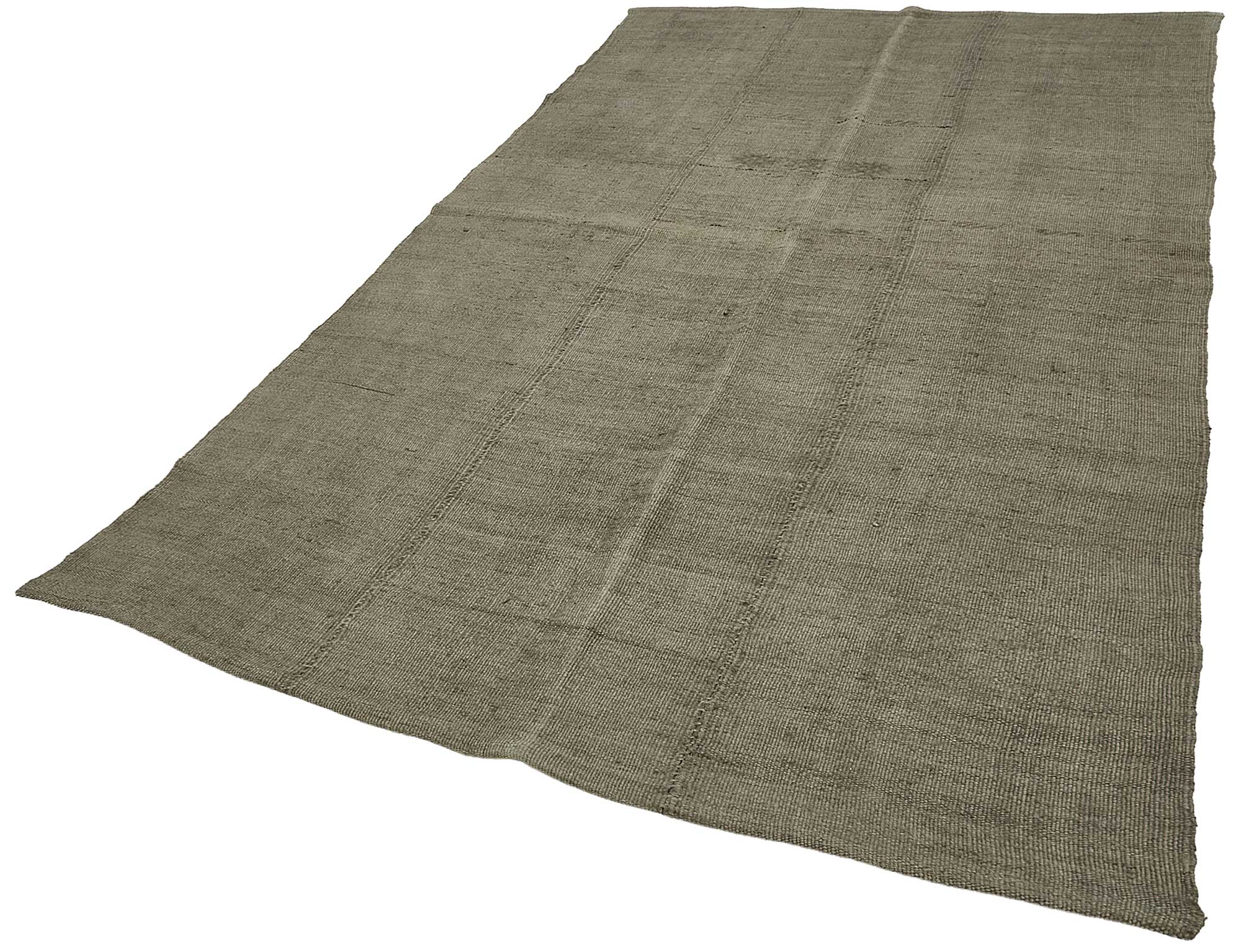 6x10 Brown Color Hemp Kilim Rug - 50421