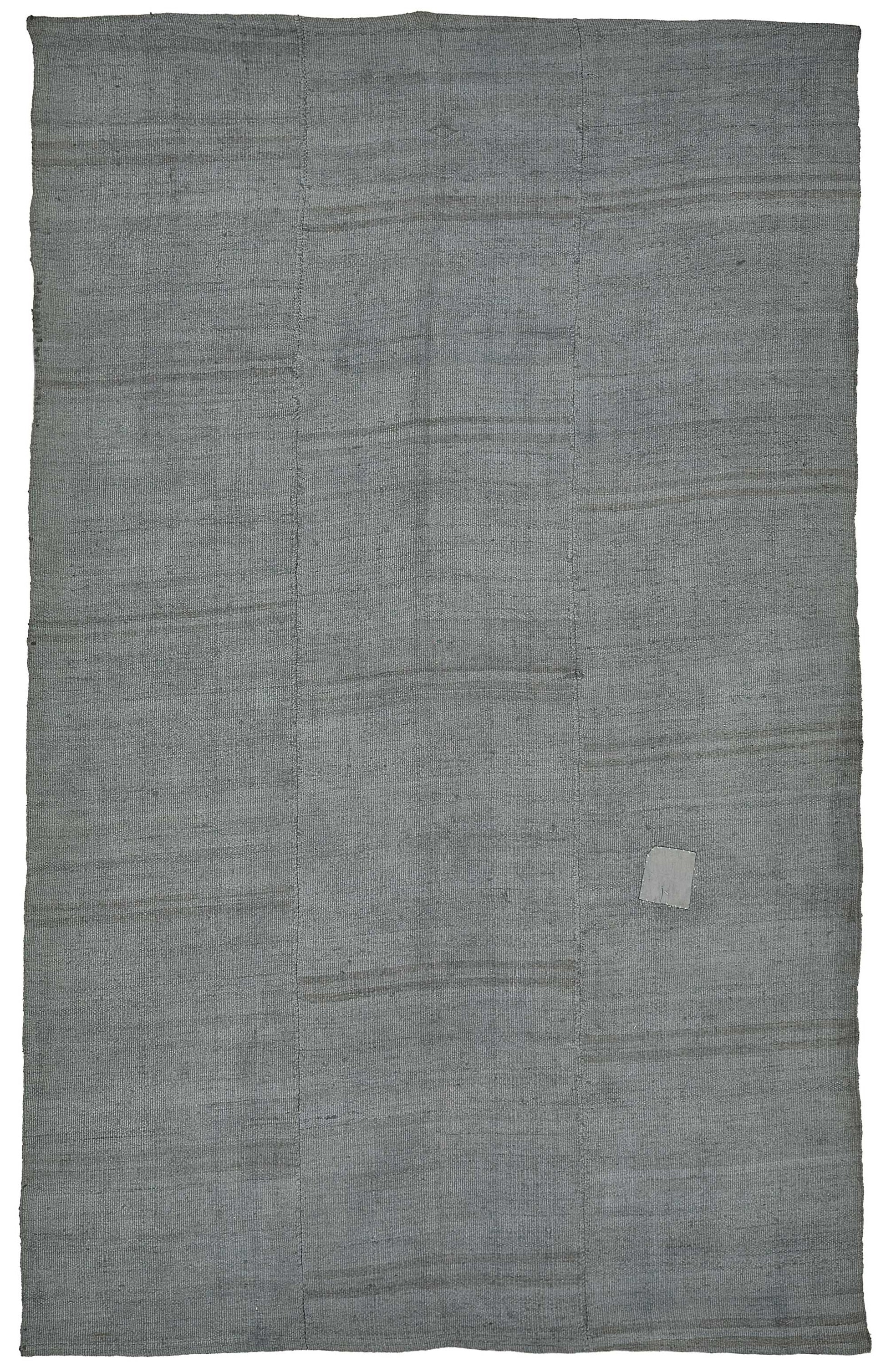 6x9 Grey Color Hemp Kilim Rug - 50422