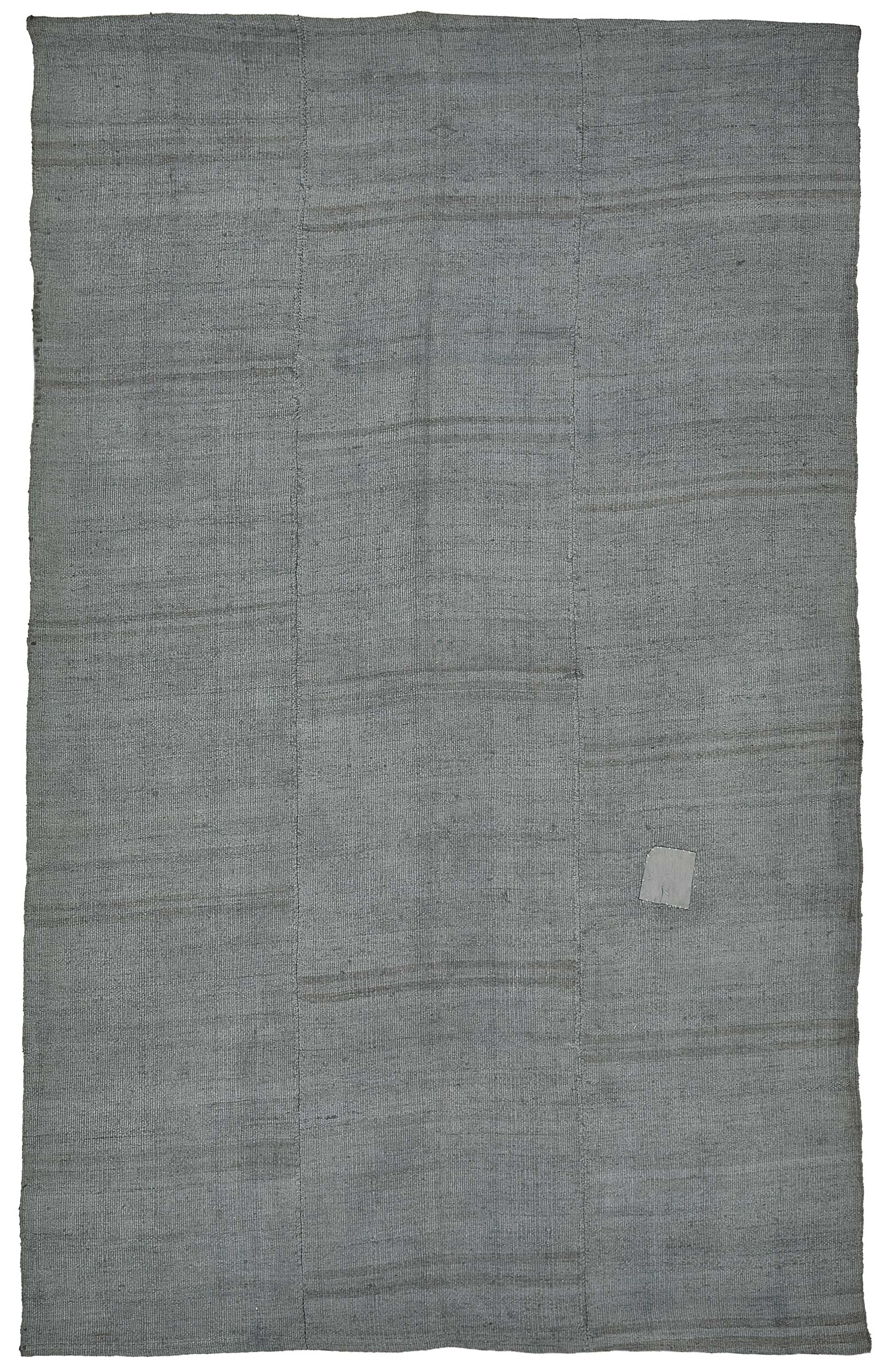 6x9 Grey Color Hemp Kilim Rug - 50422