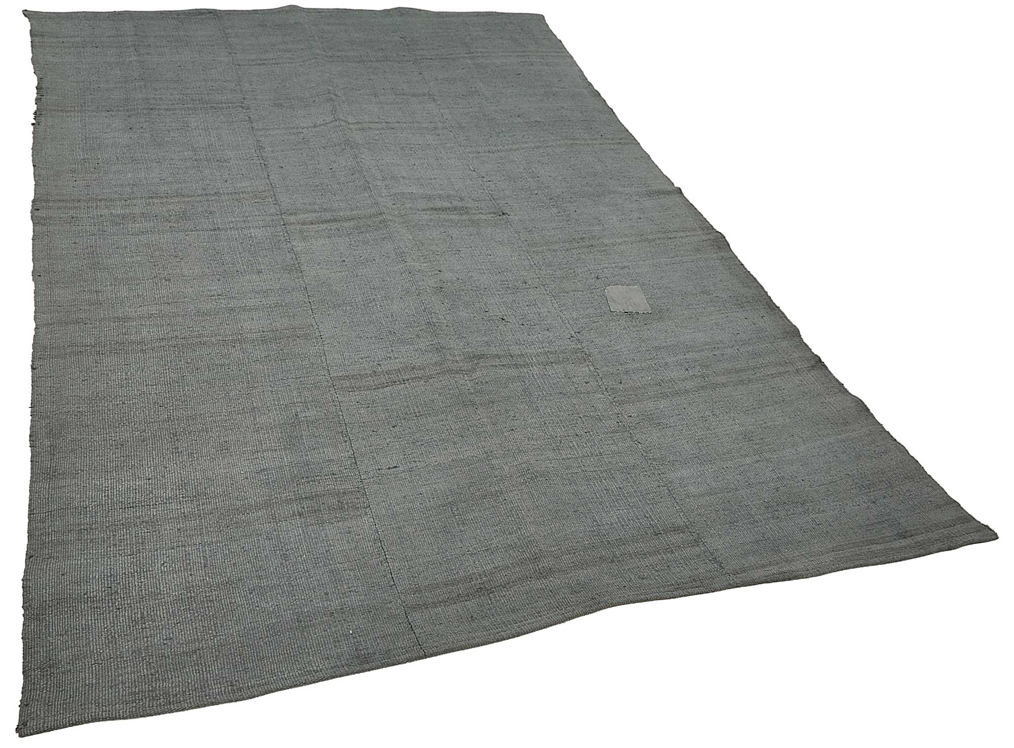 6x9 Grey Color Hemp Kilim Rug - 50422
