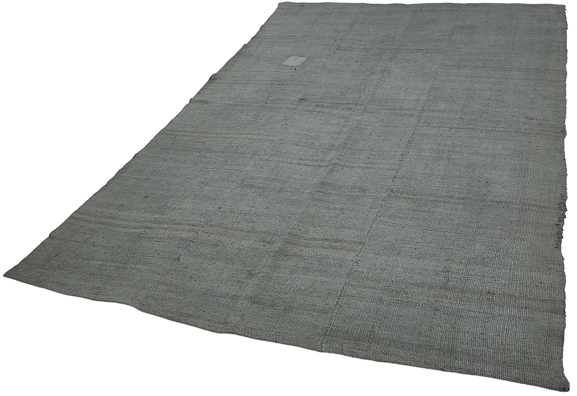 6x9 Grey Color Hemp Kilim Rug - 50422