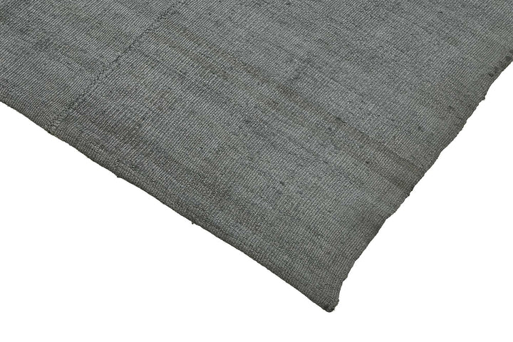 6x9 Grey Color Hemp Kilim Rug - 50422