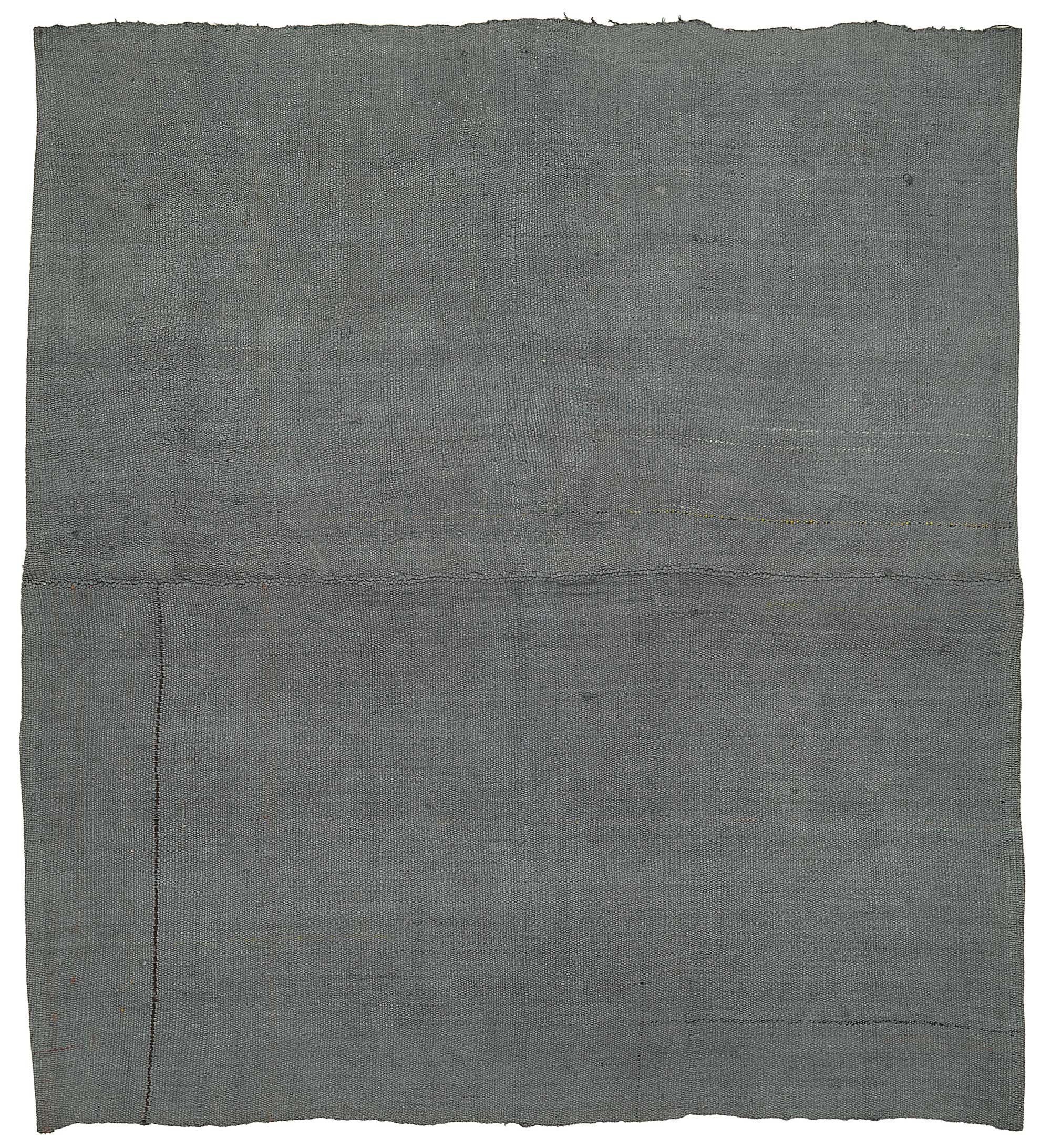 5x6 Grey Color Hemp Kilim Rug - 50423