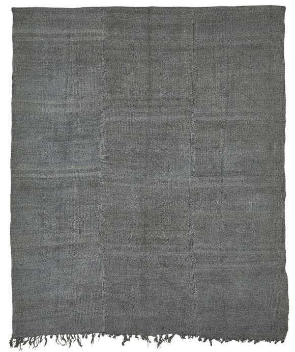 6x8 Grey Color Hemp Kilim Rug - 50424