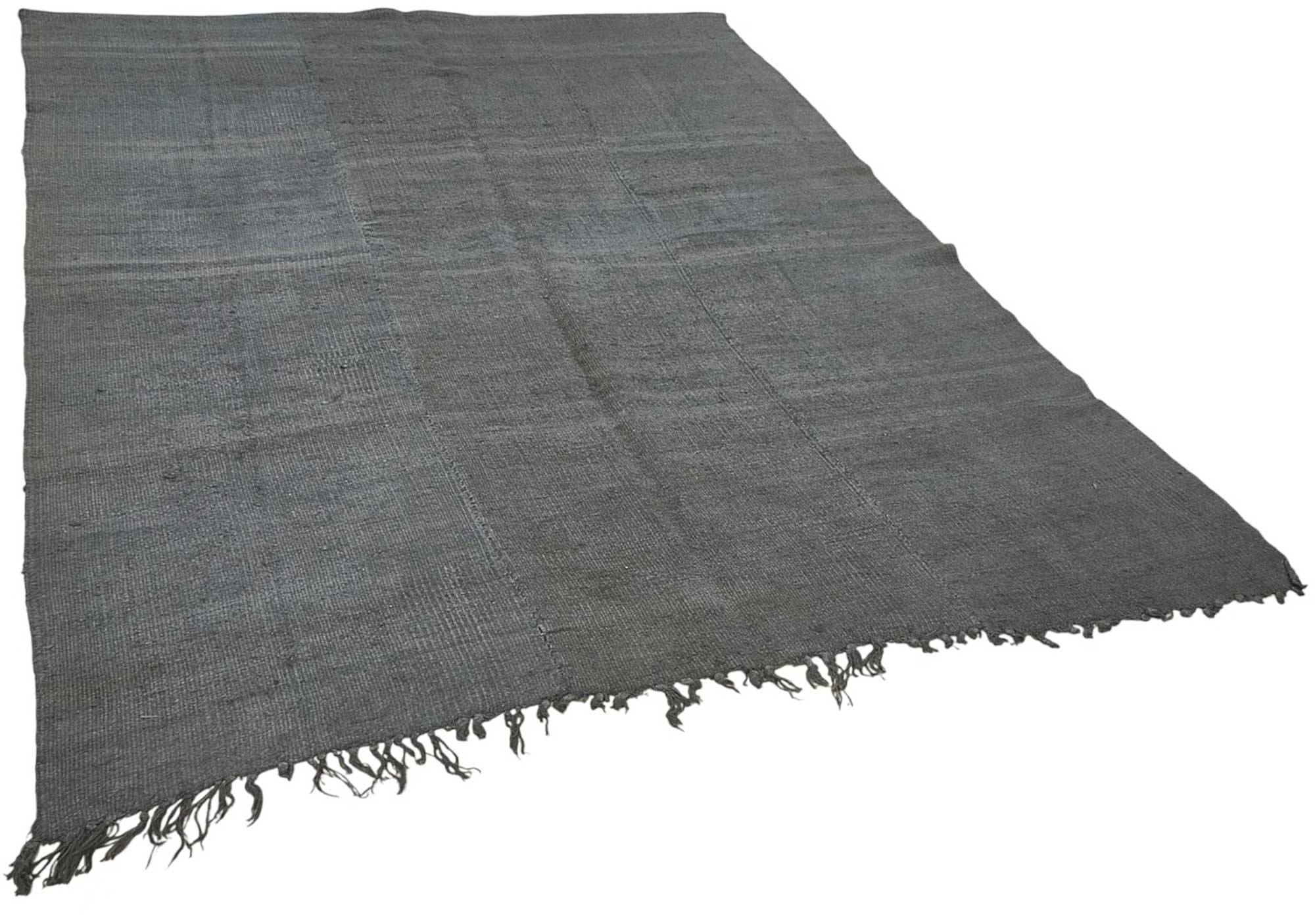 6x8 Grey Color Hemp Kilim Rug - 50424