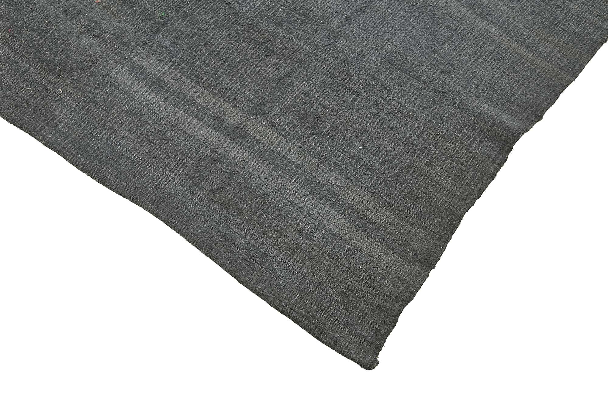 6x8 Grey Color Hemp Kilim Rug - 50424