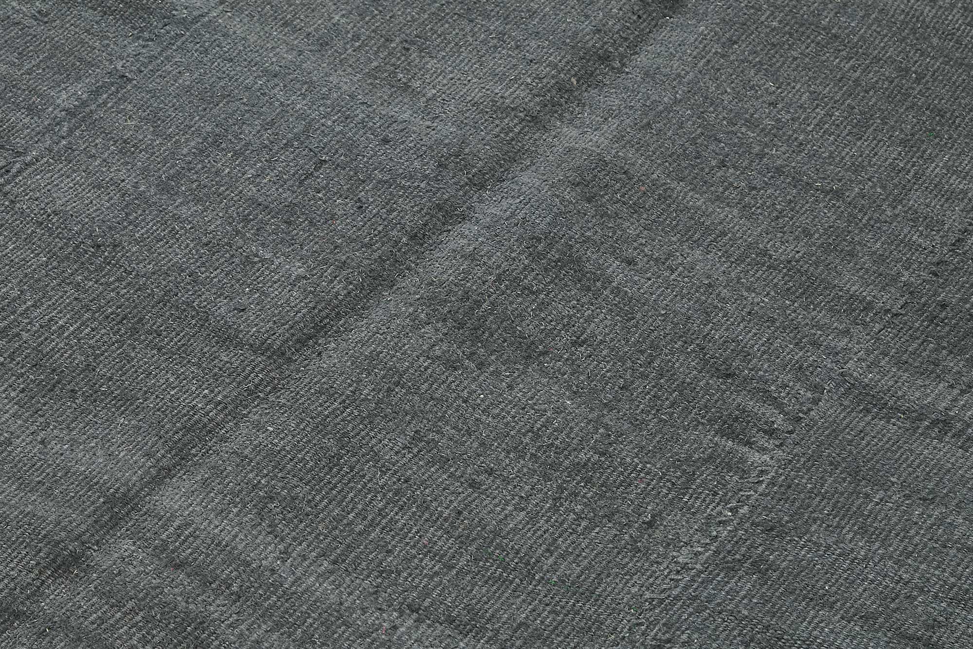 6x8 Grey Color Hemp Kilim Rug - 50424