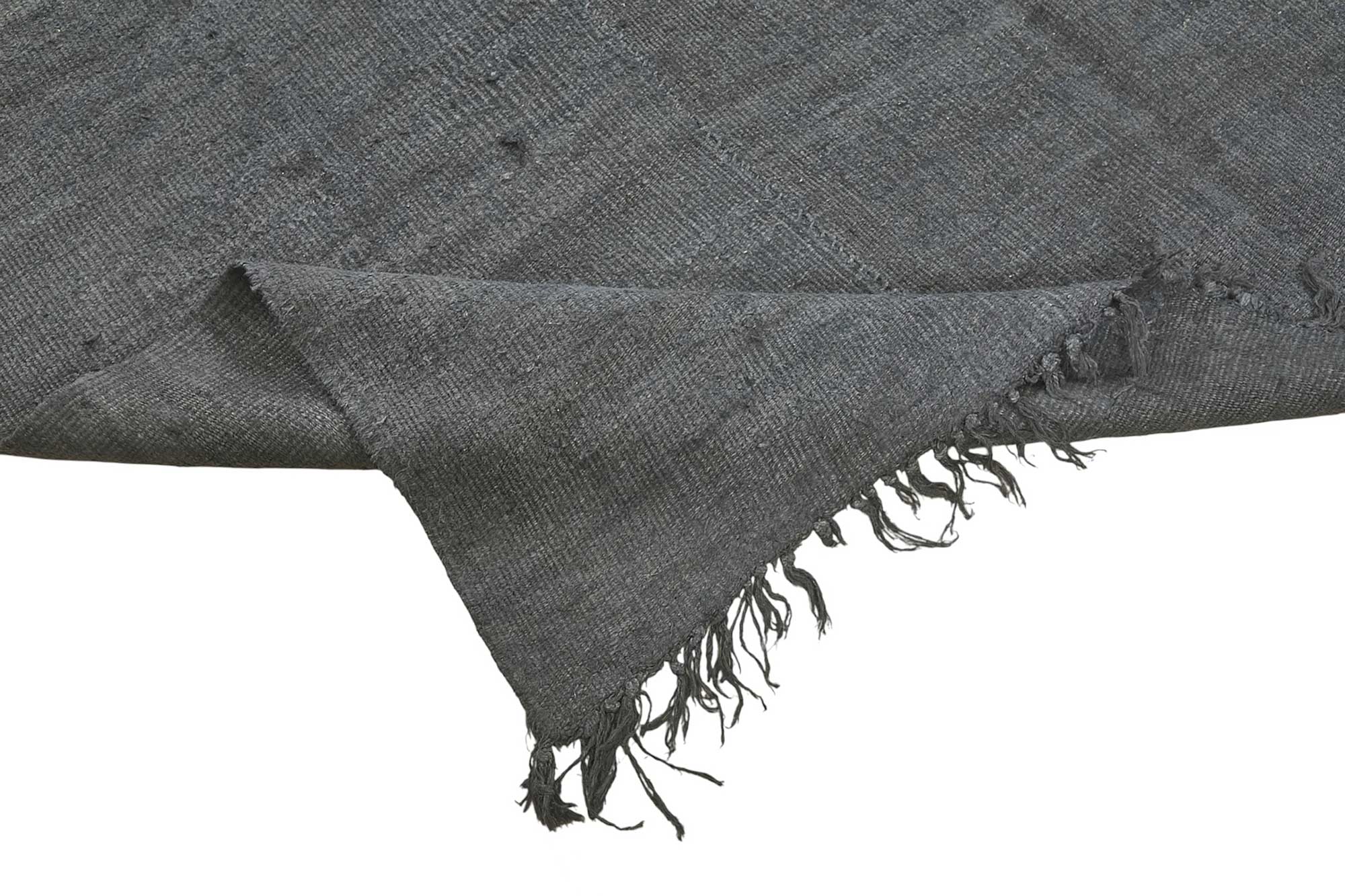 6x8 Grey Color Hemp Kilim Rug - 50424