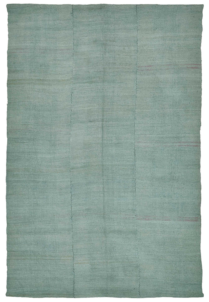 5x8 Blue Color Hemp Kilim Rug - 50425