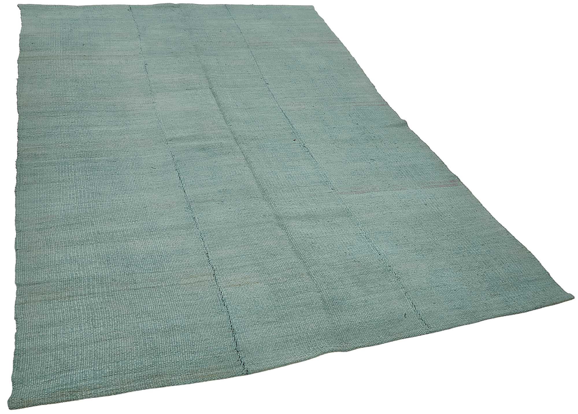 5x8 Blue Color Hemp Kilim Rug - 50425