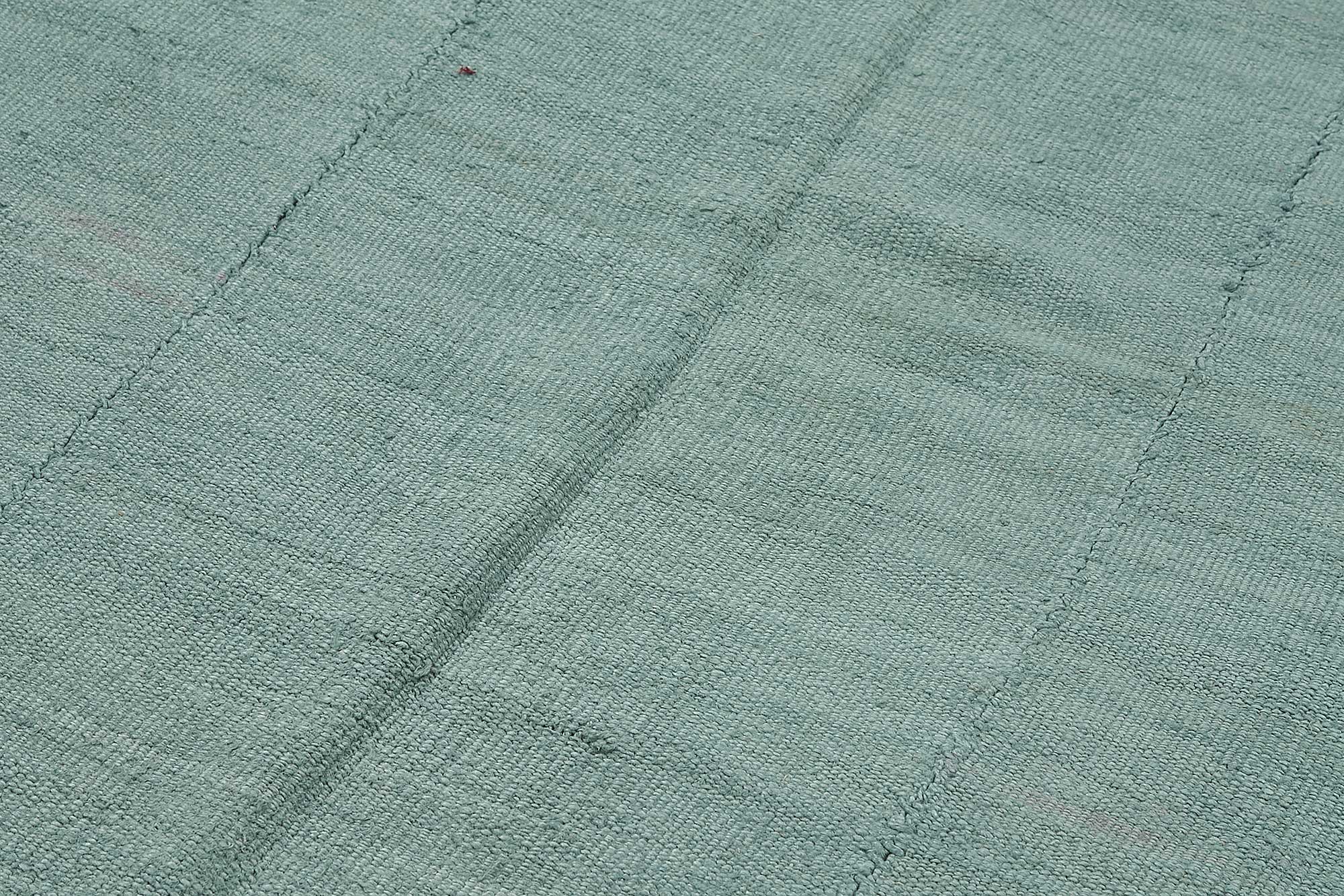 5x8 Blue Color Hemp Kilim Rug - 50425
