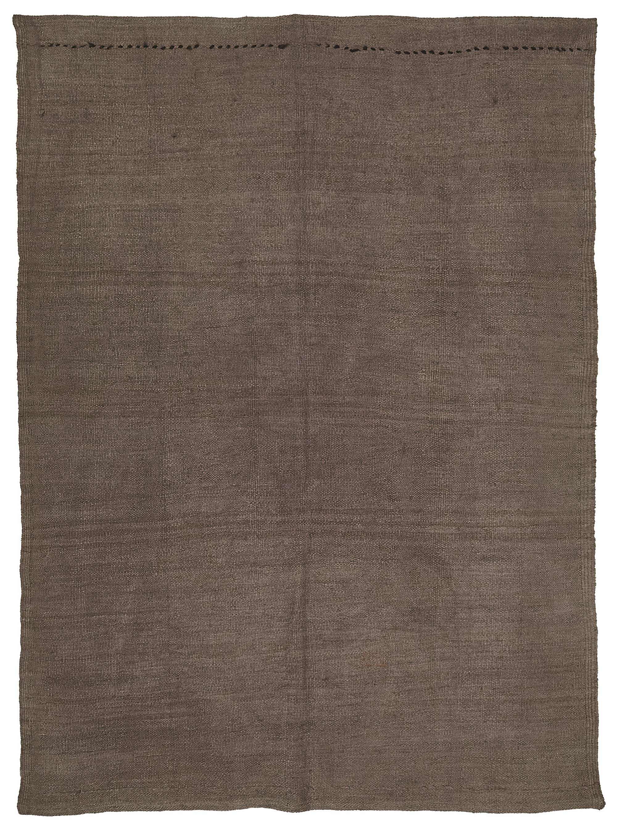 5x8 Brown Color Hemp Kilim Rug - 50426