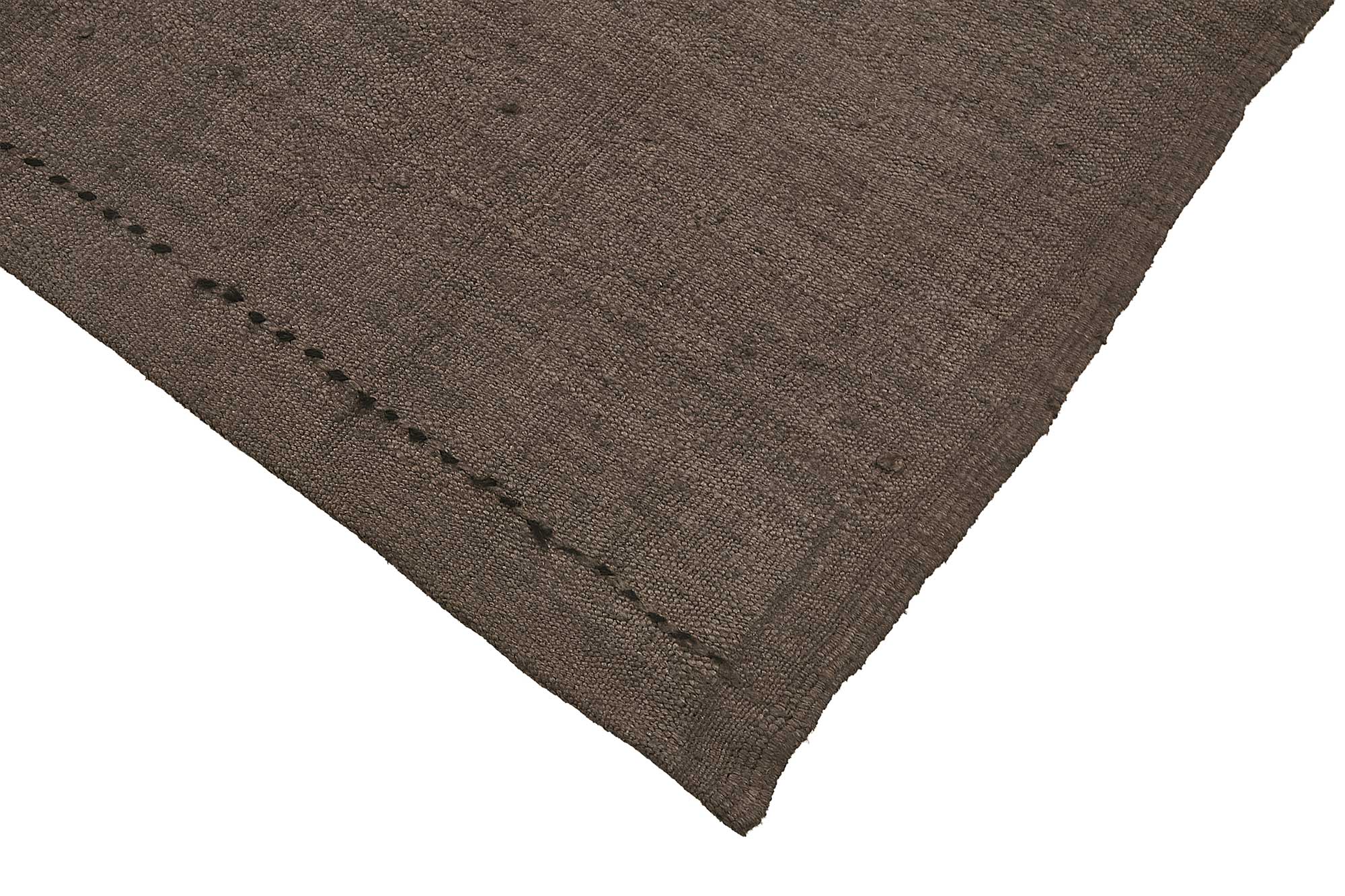 5x8 Brown Color Hemp Kilim Rug - 50426