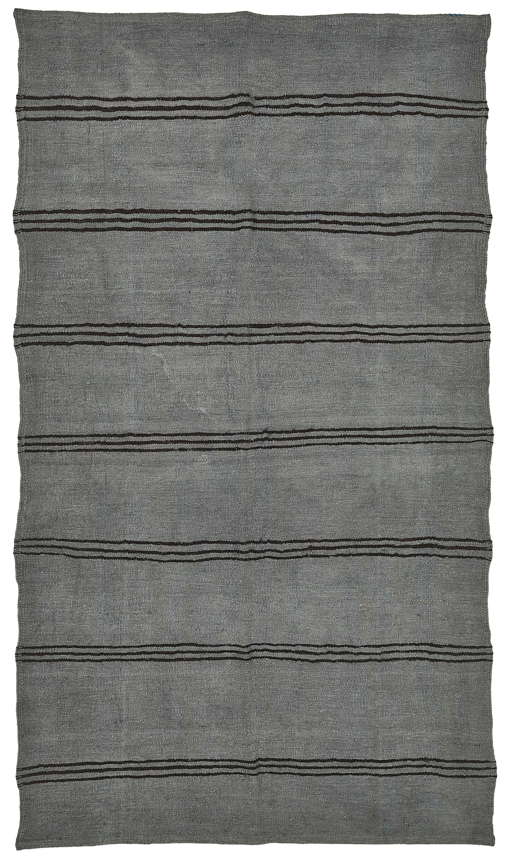 6x10 Grey Color Hemp Kilim Rug - 50427