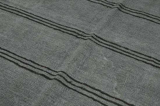 6x10 Grey Color Hemp Kilim Rug - 50427