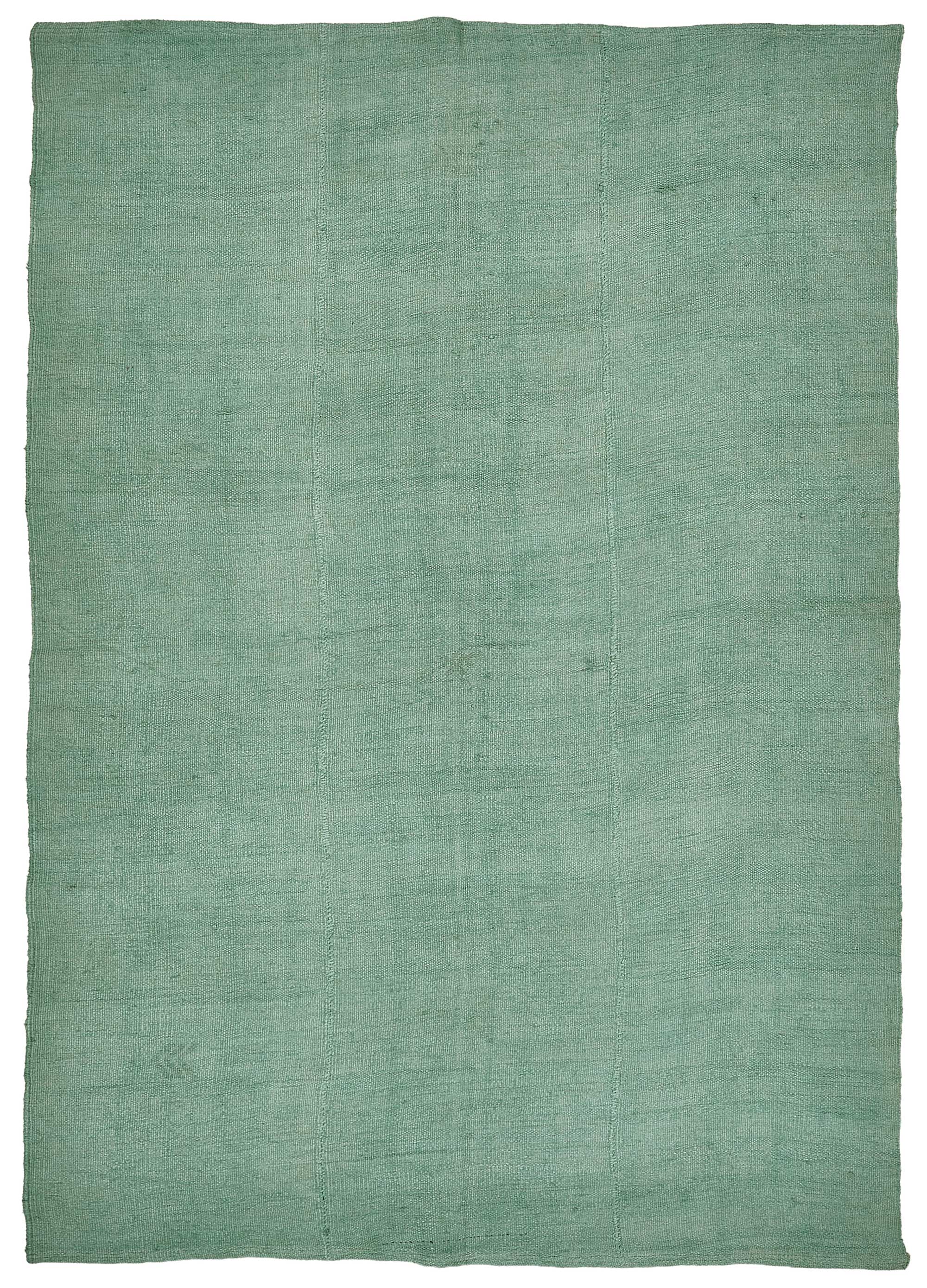 6x8 Turquoise Color Hemp Kilim Rug - 50429
