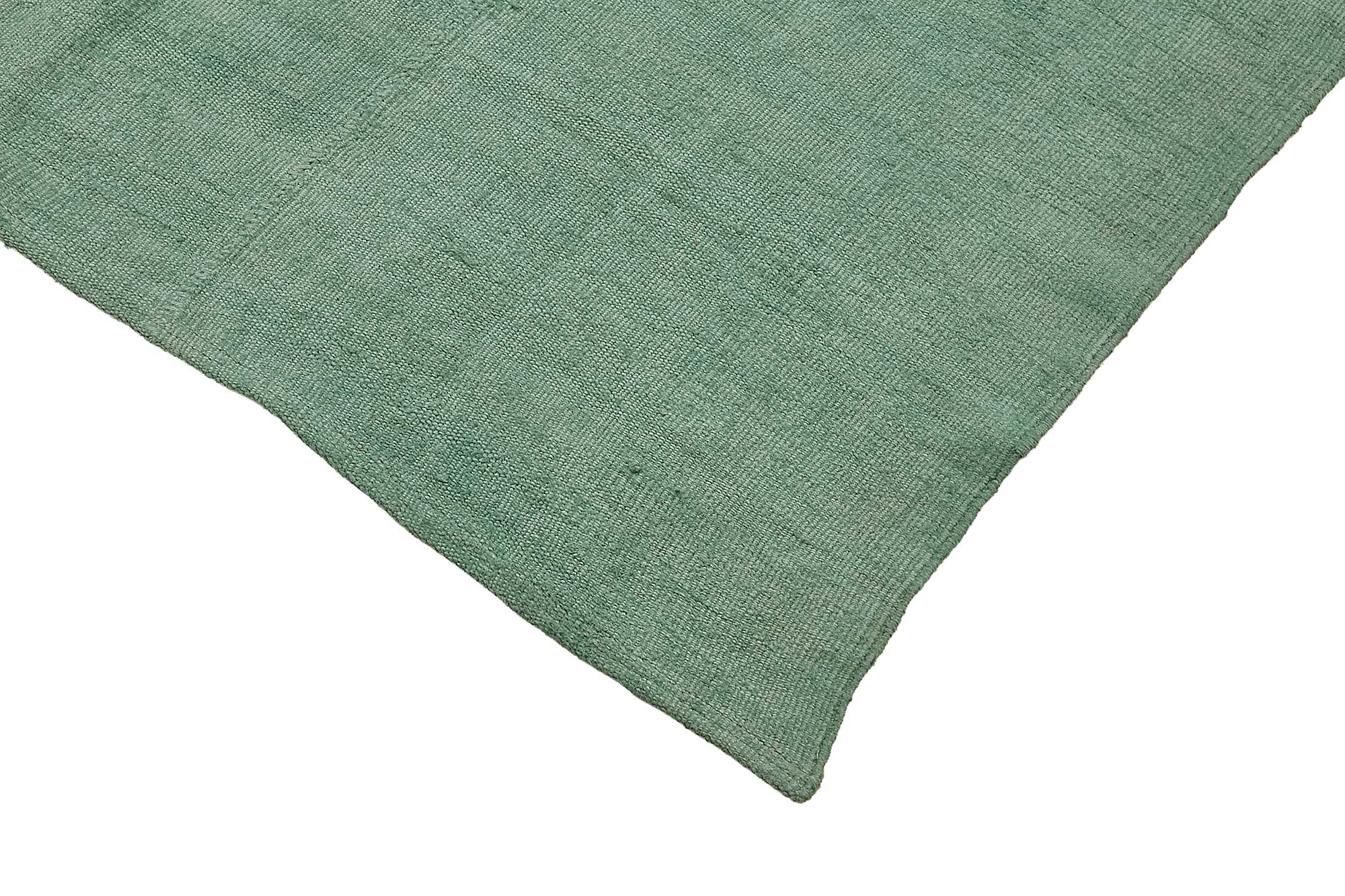 6x8 Turquoise Color Hemp Kilim Rug - 50429