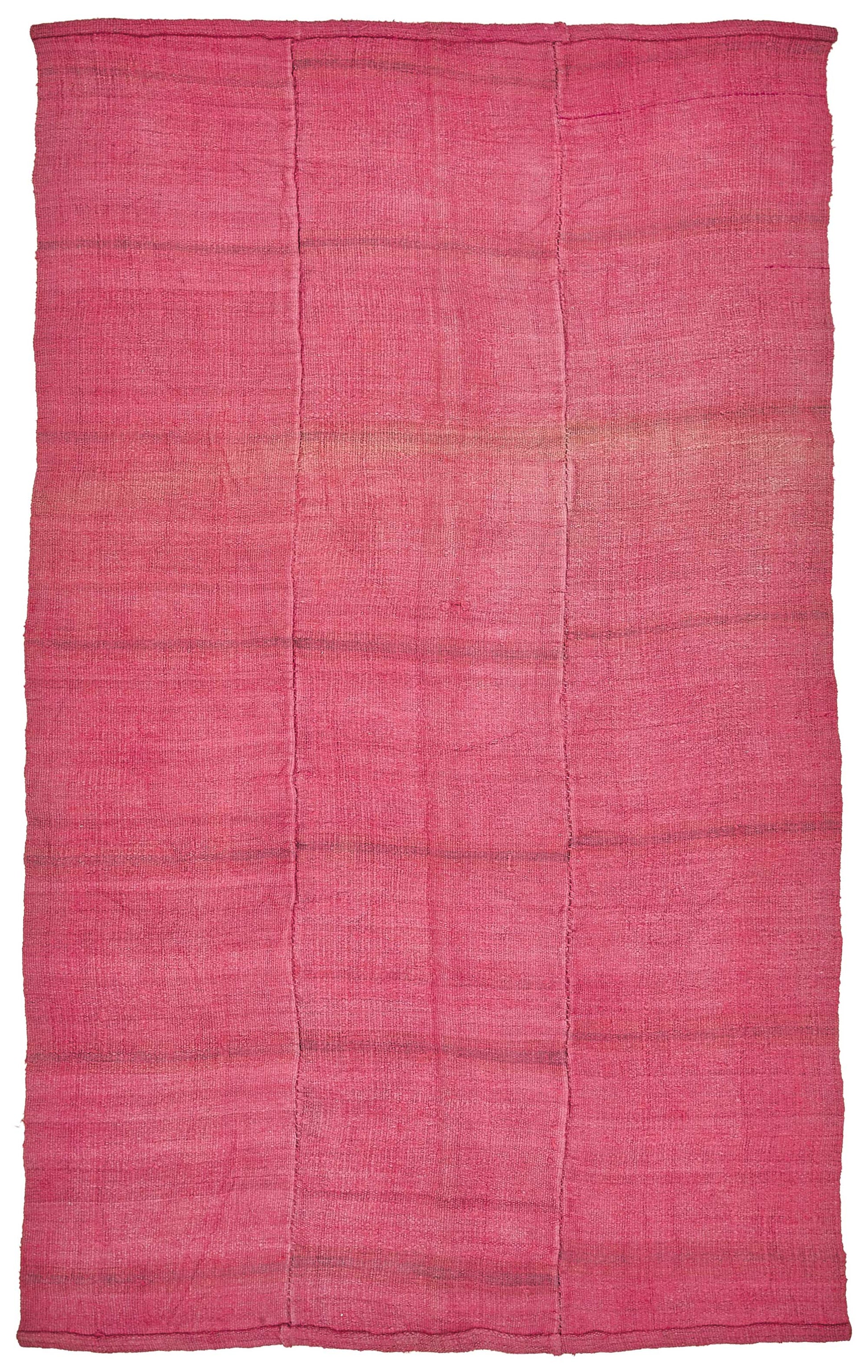 5x8 Pink Color Hemp Kilim Rug - 50430