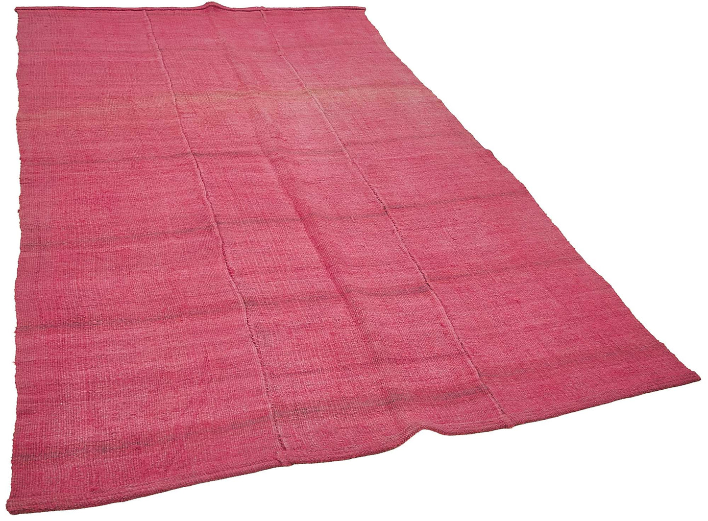 5x8 Pink Color Hemp Kilim Rug - 50430