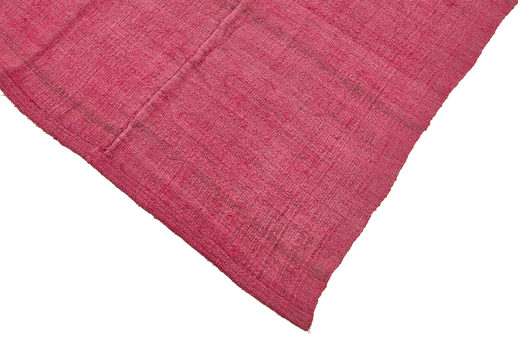 5x8 Pink Color Hemp Kilim Rug - 50430