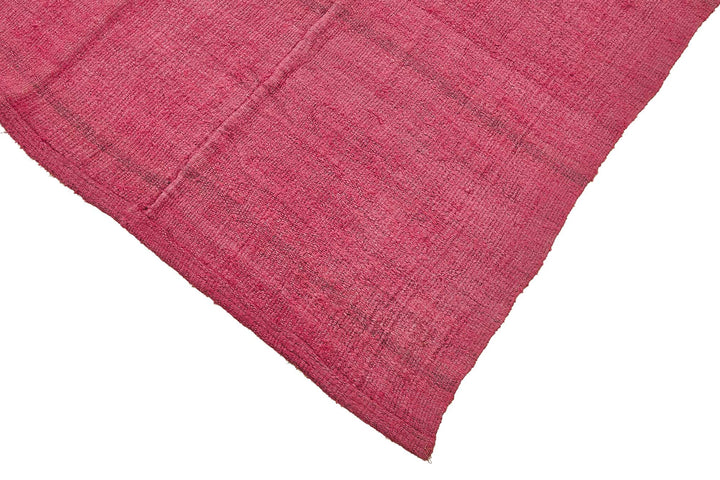 5x8 Pink Color Hemp Kilim Rug - 50430